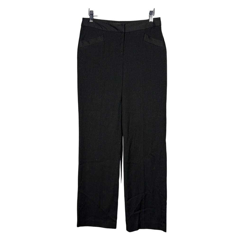 Atelier Dress Pants Slacks Black Formal Loose - 2